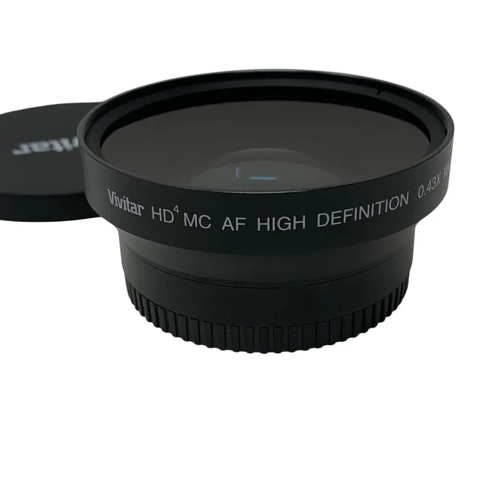 Vivitar HD4 MC AF High Definition .43x Wide Angle Converter W/Macro Lens